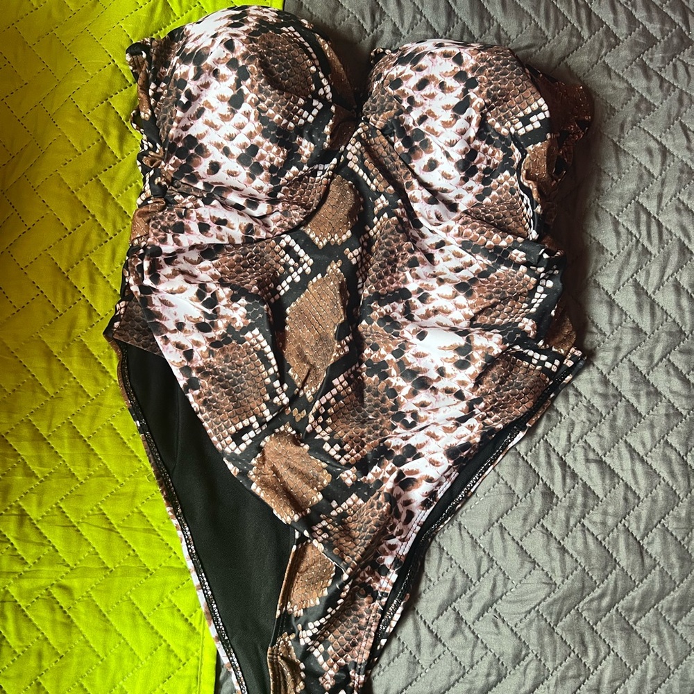 Brand New Matte Collection Bathing Suit. Size large.